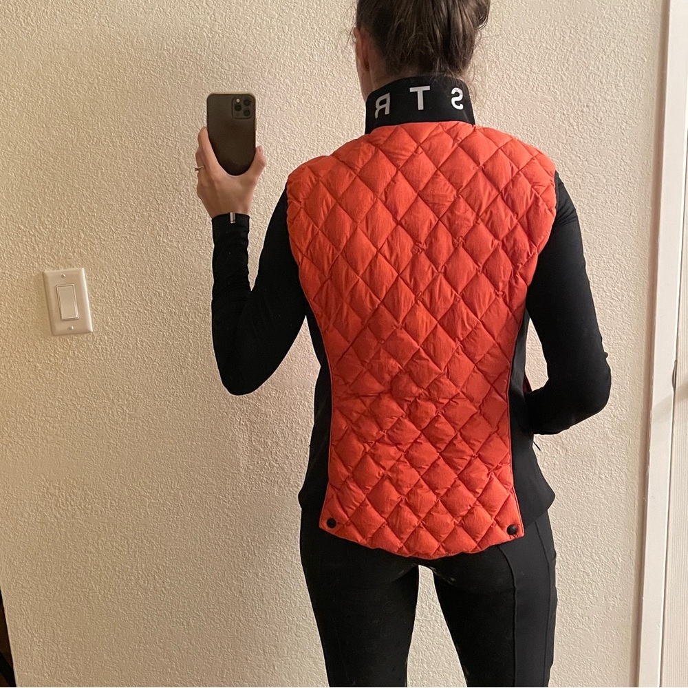 Vestrum Murcia Orange Quilted Women's equestrian riding Vest size L - Picture 8 of 14